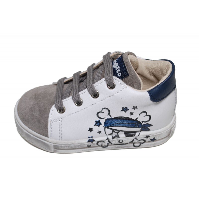 Falcotto Calino Sneaker Alta Dark Grey-White