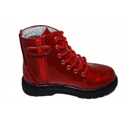 Lelli Kelly LK4544 Ali Di Fata Anfibio Glitter Rosso