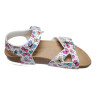 Grunland LUCE SB1128-40 Sandalo Bianco-Multicolor