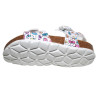 Grunland LUCE SB1128-40 Sandalo Bianco-Multicolor