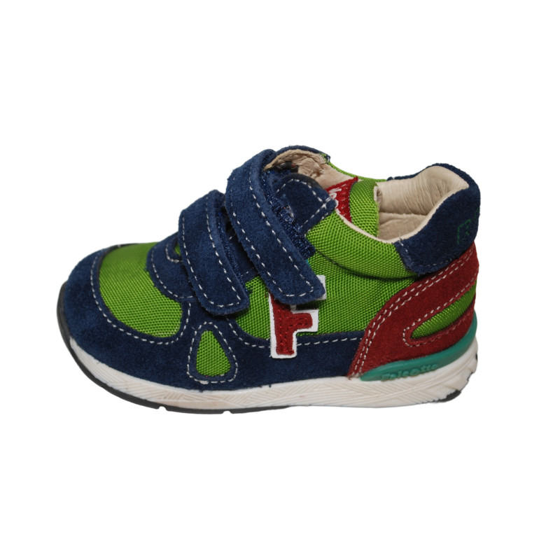 Falcotto Chris VL Sneaker Alta Navy-Granata-Verde Outlet Numero19