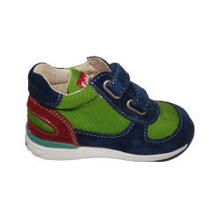 Falcotto Chris VL Sneaker Alta Navy-Granata-Verde Outlet Numero19