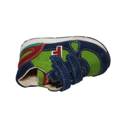 Falcotto Chris VL Sneaker Alta Navy-Granata-Verde Outlet Numero19