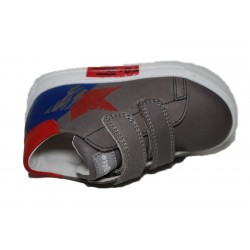 Falcotto Edige VL Sneaker Alta Dark Grey-Red