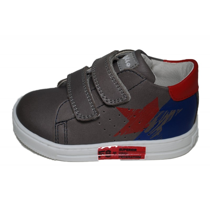 Falcotto Edige VL Sneaker Alta Dark Grey-Red