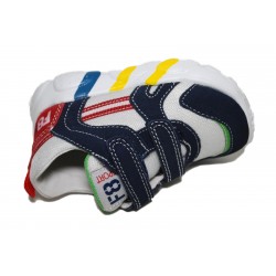 Falcotto Stripe VL Sneaker Navy-White-Red