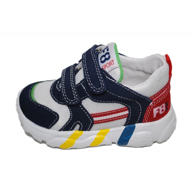 Falcotto Stripe VL Sneaker Navy-White-Red