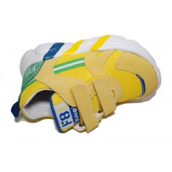 Falcotto Stripe VL Sneaker Yellow-Green