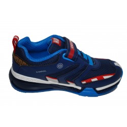 Geox Bayonyc B.C. J36FEC-C0735 Capitan America Sneaker Bassa Navy-Red