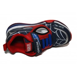 Geox Bayonyc B.D. J36FED-C0833 Spider-Man Sneaker Bassa Royal-Red