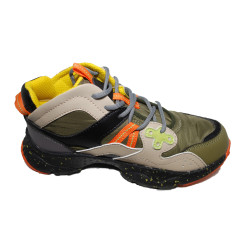 Naturino Yamano 3 Flower Mountain Sneaker Militare-Pink-Black
