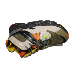 Naturino Yamano 3 Flower Mountain Sneaker Militare-Pink-Black