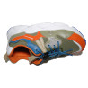 Naturino Yamano 3 Flower Mountain Sneaker Orange-Militare-Azzurro