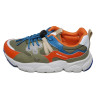 Naturino Yamano 3 Flower Mountain Sneaker Orange-Militare-Azzurro