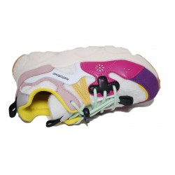 Naturino Yamano3 Flower Mountain Sneaker Beige-Violet