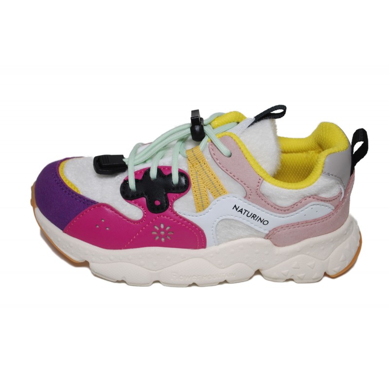 Naturino Yamano3 Flower Mountain Sneaker Beige-Violet