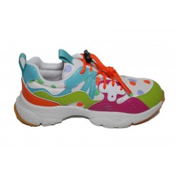 Naturino Yamano3 Flower Mountain Sneaker Lime-Fuchsia-Dream