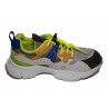 Naturino Yamano3 Flower Mountain Sneaker Militare-Grey-Cipria-Light Green