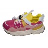 Naturino Yamano3 Flower Mountain Sneaker Pink-Yellow-Fuxia
