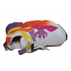 Naturino Yamano3 Flower Mountain Sneaker White-Red-Orange-Yellow