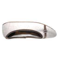 Giesswein Natters 50051-202 Pantofola Ballerina BeigeOutlet Numero38