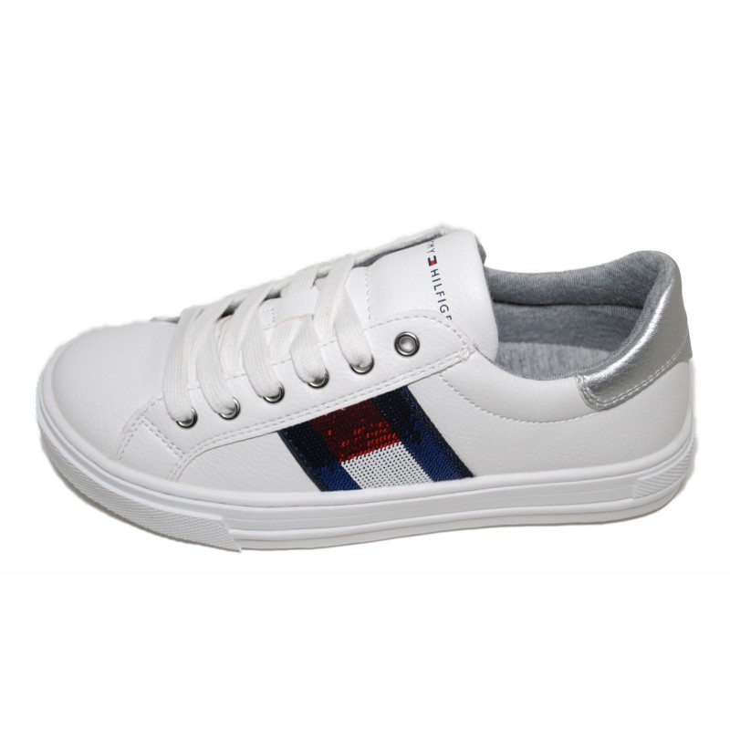 Tommy Hilfiger Flag Sneaker Bianco Outlet Numero29