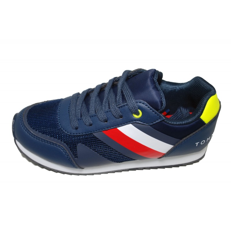 Tommy Hilfiger Flag Boy Sneaker Blue Outlet Numero41