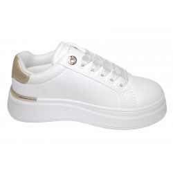 Tommy Hilfiger T3A9-34253 Sneaker White-Platinum