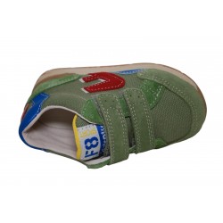 Falcotto Naeris VL Sneaker Suede Leaf-Oltremare-Red