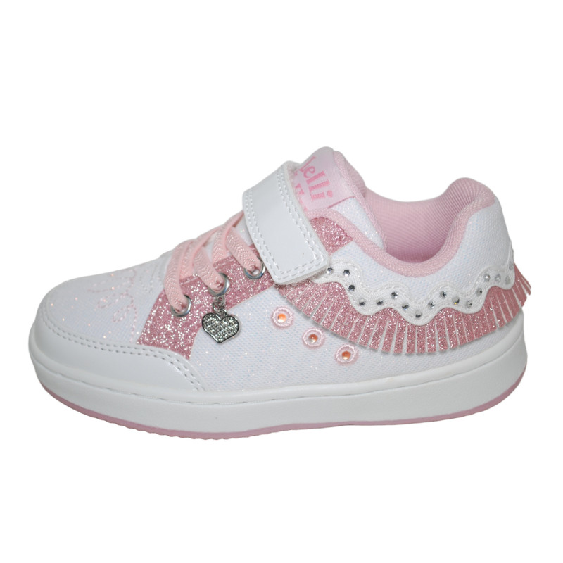 Lelli Kelly LKAL8056-A00-BI01 Frangetta Mix Sneaker Bianco