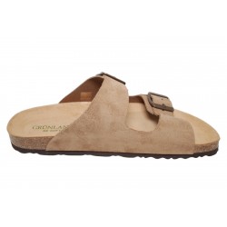 Grunland CB1801-70 Robi Sandalo Doppia Fascia Tortora