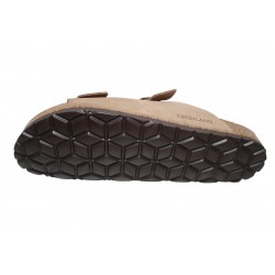 Grunland CB1801-70 Robi Sandalo Doppia Fascia Tortora