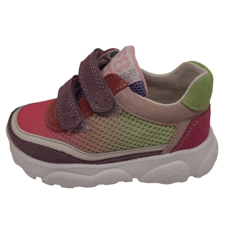Falcotto Amantea VL Sneaker Fuxia-Verde